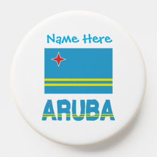 Aruba Aruban Flag Blue Personalized PopSocket
