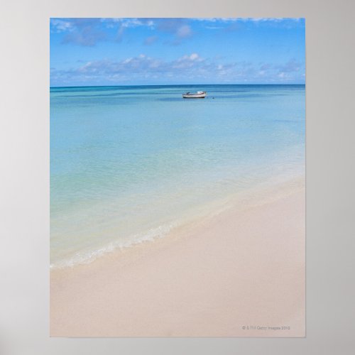 Aruba beach and sea 2 poster