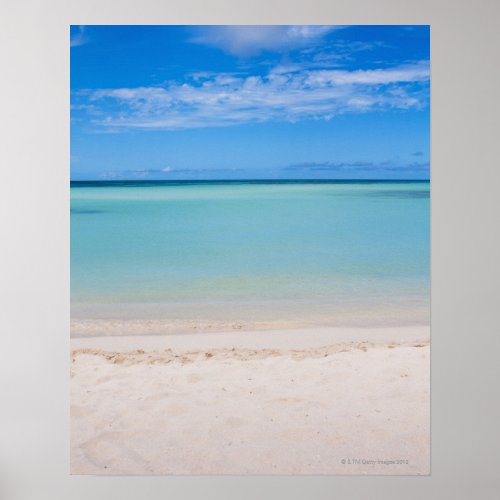 Aruba beach and sea 3 poster