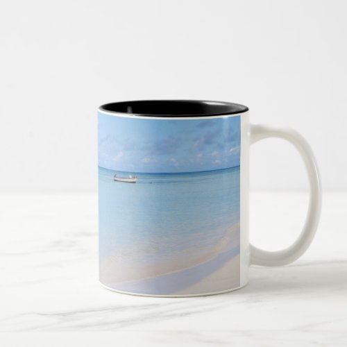 Aruba beach and sea Two_Tone coffee mug