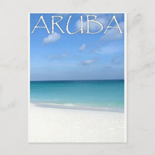 Aruba Beach Postcard