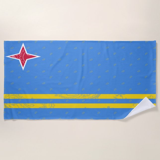 Aruba Beach Towel (Front)