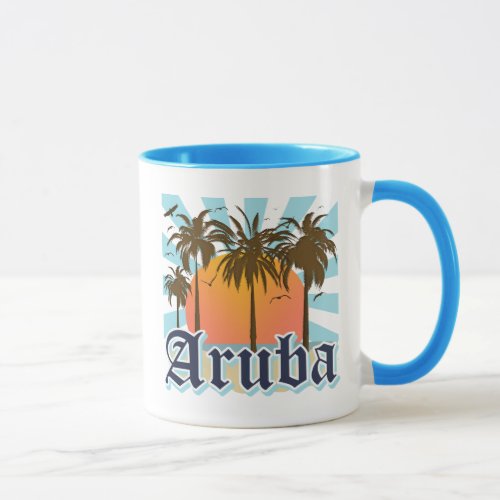 Aruba Beaches Sunset Mug