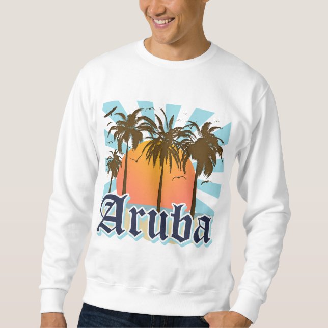 Aruba Beaches Sunset Sweatshirt (Front)