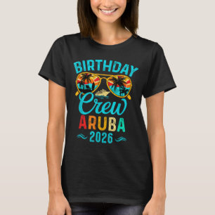 Aruba birthday crew vacation 2026 family matching T-Shirt