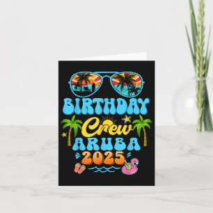 Aruba Birthday Crew Vacation Cruise 2025 Summer Gr Card