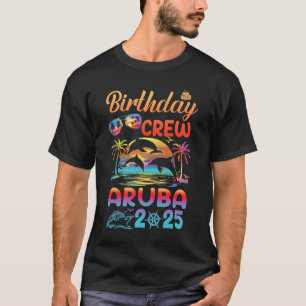 Aruba Birthday Trip Vacation 2025 Matching Group S T-Shirt