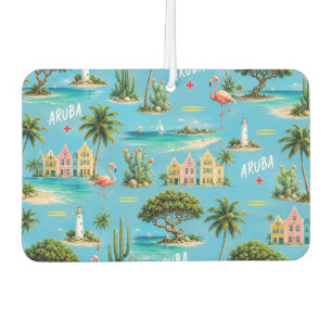 Aruba Caribbean Island lighthouse travel souvenir Air Freshener