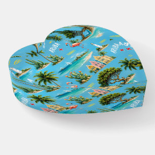 Aruba Caribbean Island lighthouse travel souvenir Paperweight