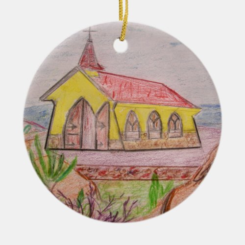 Aruba Ceramic Ornament