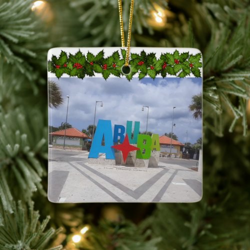 Aruba Christmas Holiday Ornament