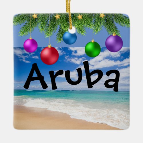 Aruba Christmas Ornament