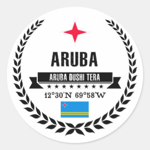 Aruba Classic Round Sticker