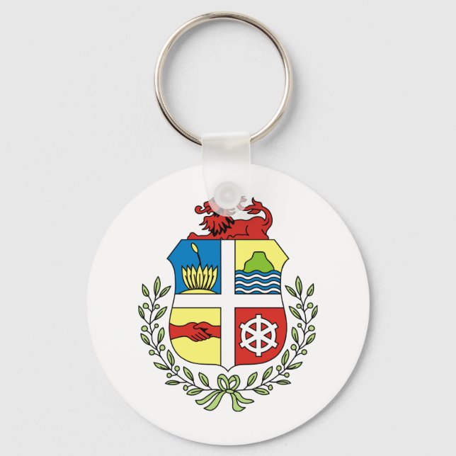 Aruba Coat of arm AW Keychain (Front)
