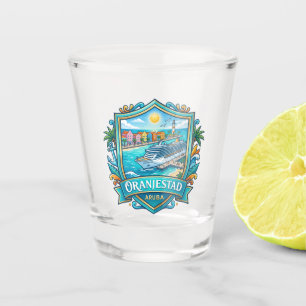 Aruba Cruise Port, Oranjestad Aruba Aruba Shot Glass