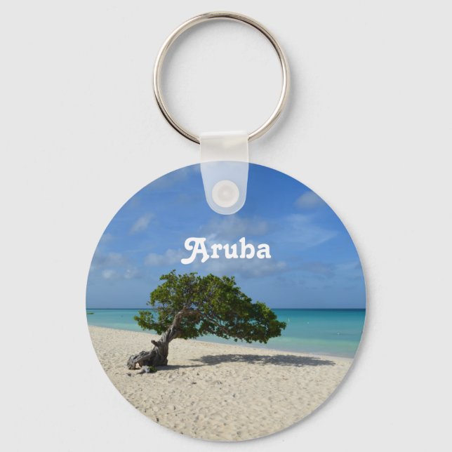 Aruba Divi Divi Tree Keychain (Front)
