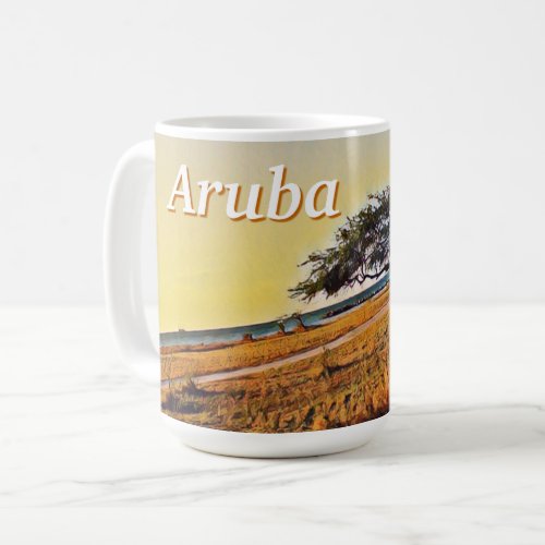 Aruba Divi Divi Trees Coffee Mug