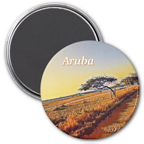 Aruba Divi Divi Trees Magnet