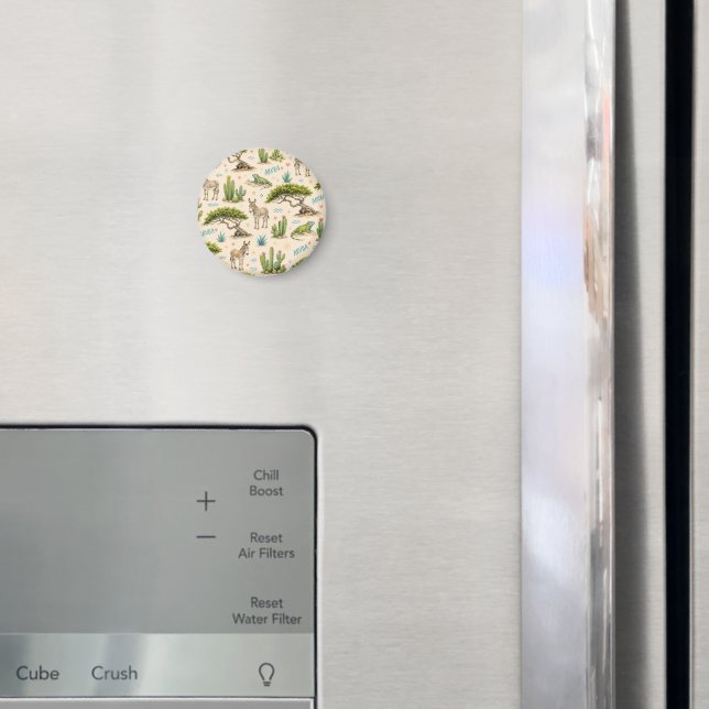 Aruba divi tree, donkey, iguana, cactus magnet (In Situ (Fridge))