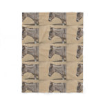 Aruba Donkey Fleece Blanket