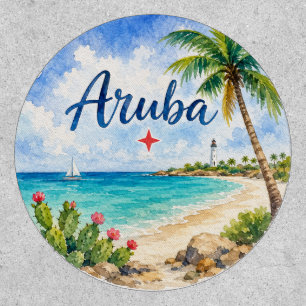 Aruba Dutch Caribbean Island travel souvenir  Patch