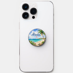 Aruba Dutch Caribbean Island travel souvenir PopSocket