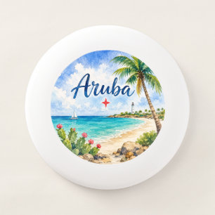 Aruba Dutch Caribbean Island travel souvenir Wham-O Frisbee