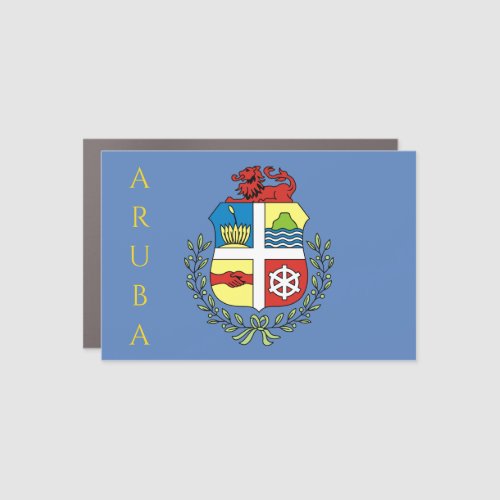 aruba emblem car magnet