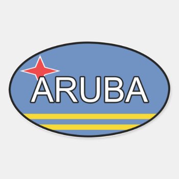 Aruba Euro Sticker by allworldtees at Zazzle