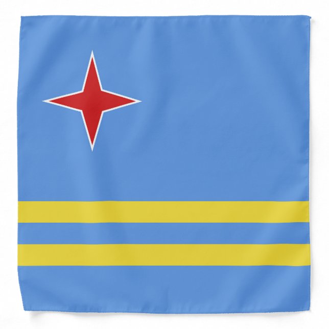 Aruba flag bandana (Front)