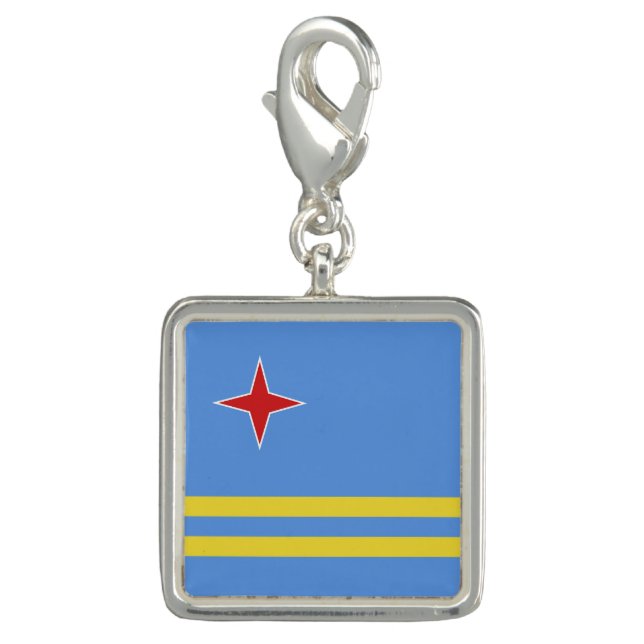 Aruba flag charm (Front)