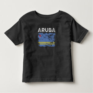 Aruba Flag Distressed - Aruban Flag Toddler T-shirt