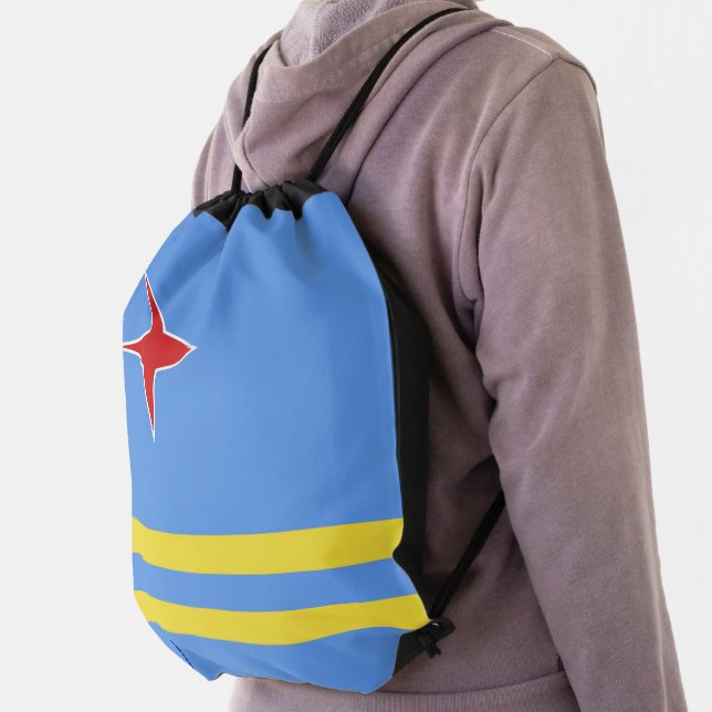 Aruba flag drawstring bag (Insitu)