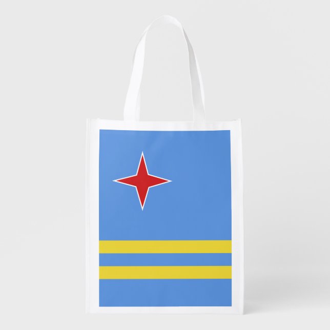 Aruba flag grocery bag (Front)