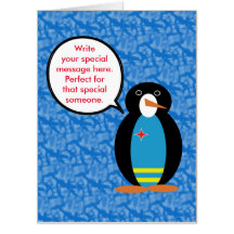 Aruba Flag Holiday Ms. Penguin Talking