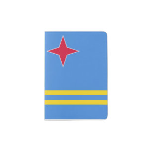Aruba Flag Passport Holder