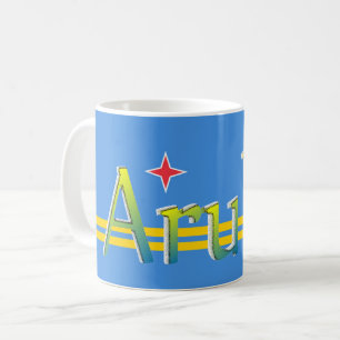Aruba Flag Patriotic gift Coffee Mug