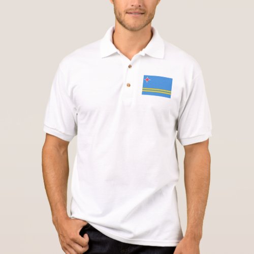 Aruba Flag Polo Shirt