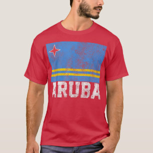 Aruba Flag Pride Roots Country Family Nation Natio T-Shirt