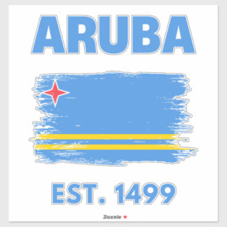 Aruba flag sticker