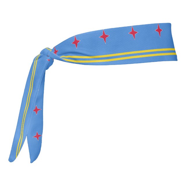 Aruba Flag Tie Headband (Rotate 270)