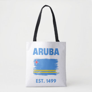 Aruba flag tote bag