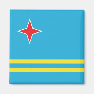Aruba High quality Flag Magnet
