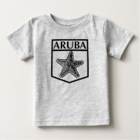 Aruba Island Design - Baby Fine Jersey T-Shirt