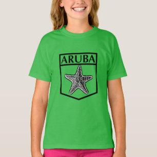 Aruba Island Design - Girls' Basic T-Shirt