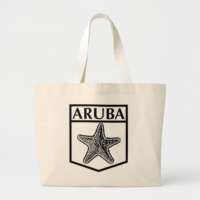 Aruba Island Design - Jumbo Tote (Front)