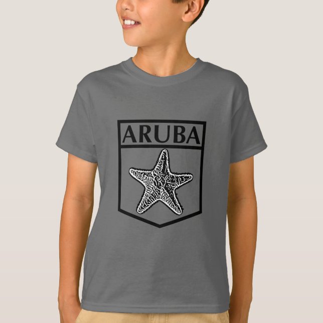 Aruba Island Design - Kids' Basic T-Shirt (Front)