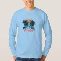 Aruba Island Design (Version 2) - Basic Long Sleev