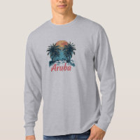 Aruba Island Design (Version 2) - Basic Long Sleev