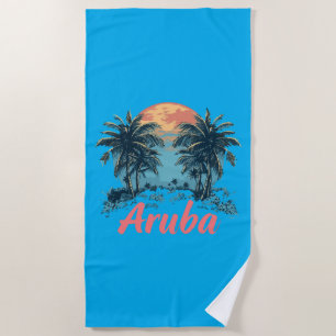 Aruba Island Design (Version 2) - Beach Towel